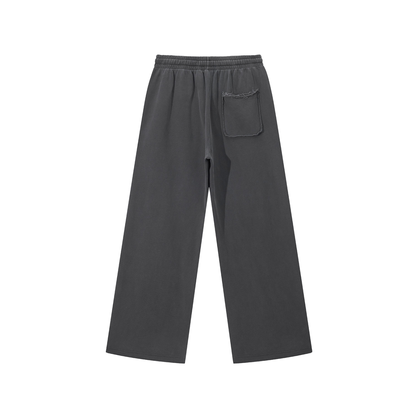 SNOW_EROSION // RAW-EDGE SWEATPANTS