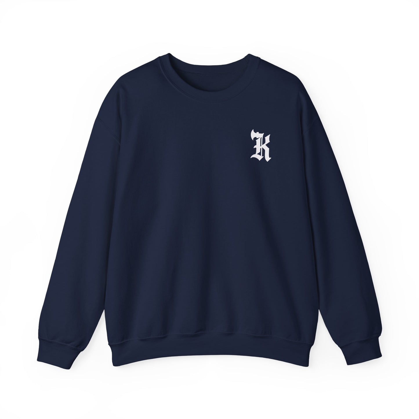 Gothic Letter K Sweatshirt | Monogram Initial Crewneck