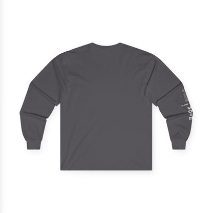 Gothic Letter K long sleeve tee | Small Chest Logo, Sleeve Lettering