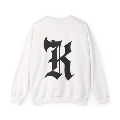 Gothic Letter K Sweatshirt | Monogram Initial Crewneck