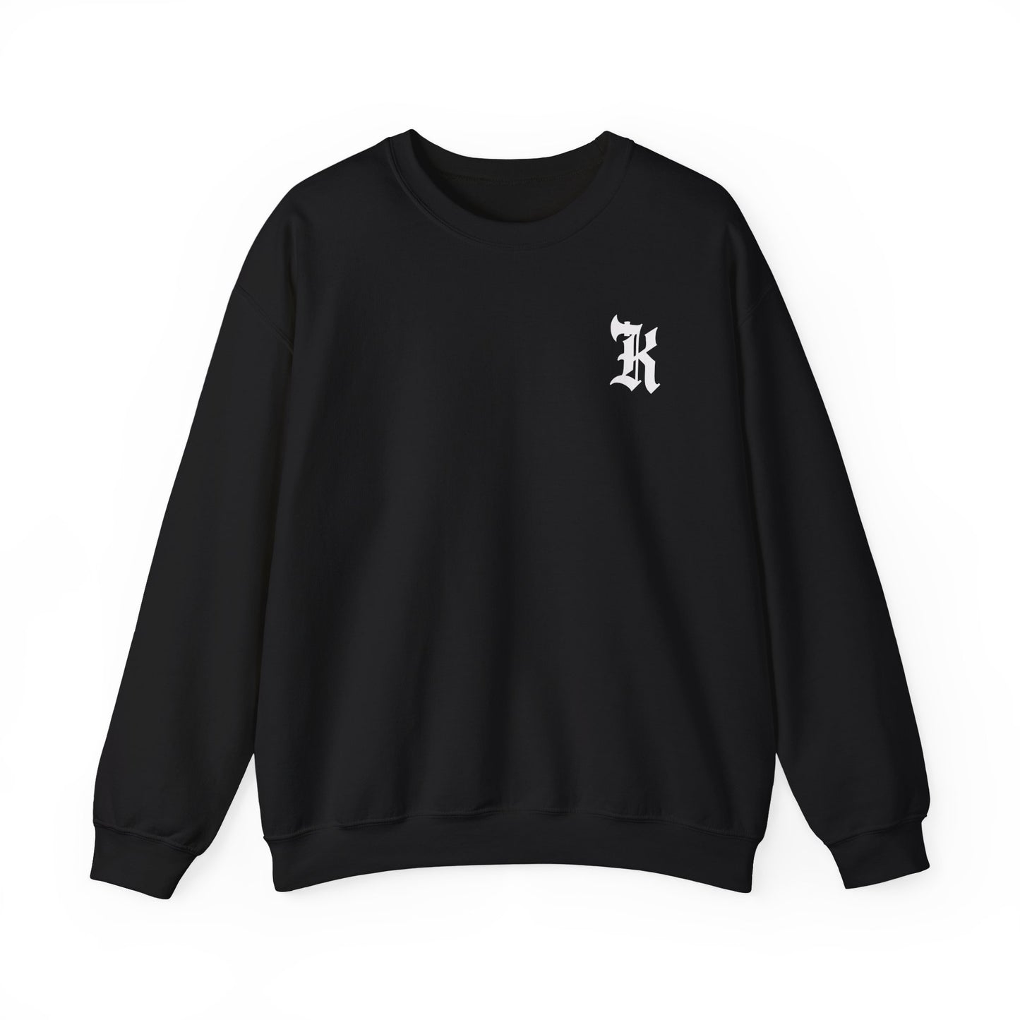 Gothic Letter K Sweatshirt | Monogram Initial Crewneck
