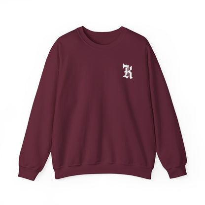 Gothic Letter K Sweatshirt | Monogram Initial Crewneck