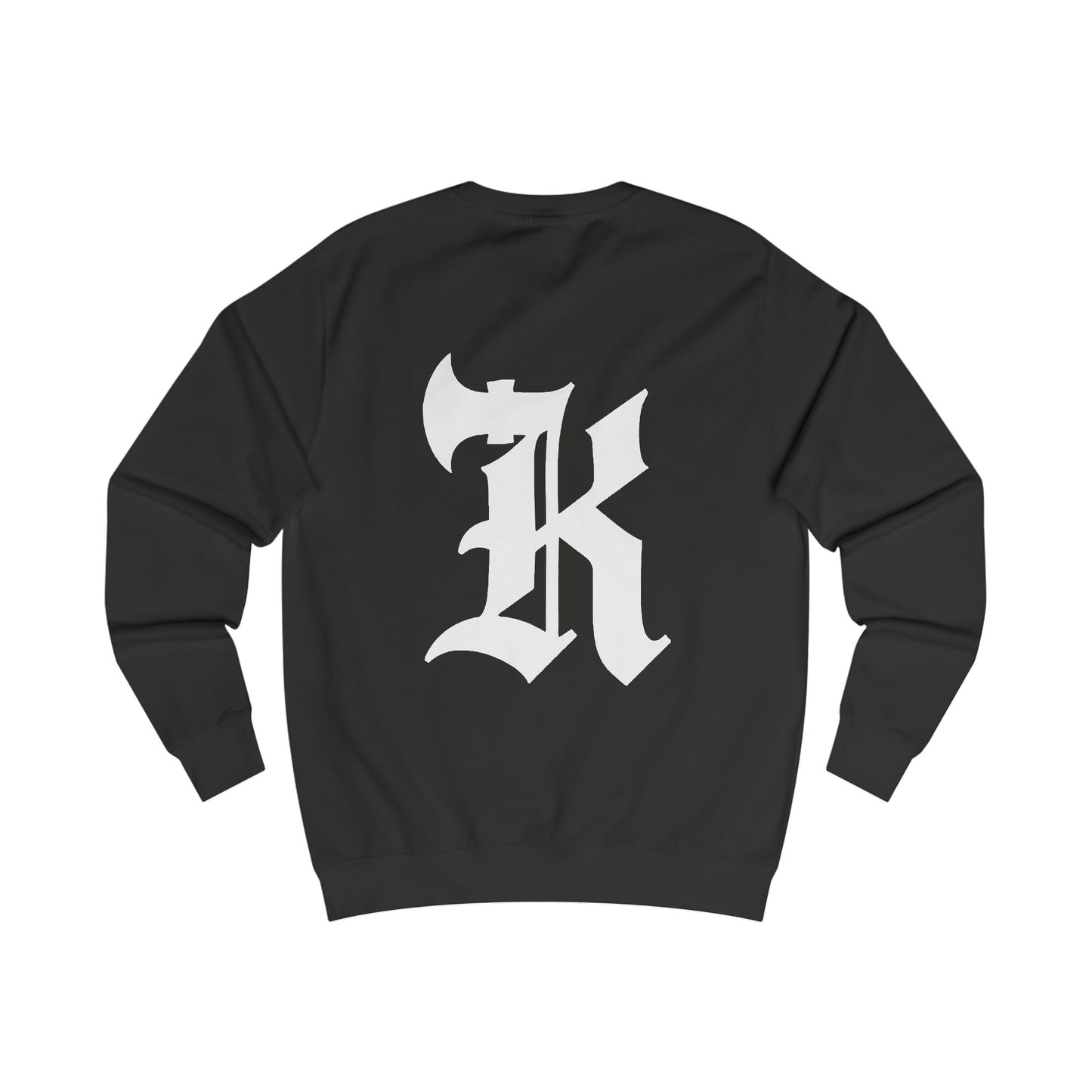 Gothic Letter R Sweatshirt | Mini Crown Chest Logo