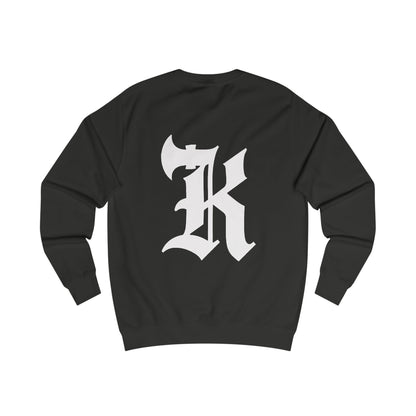 Gothic Letter R Sweatshirt | Mini Crown Chest Logo