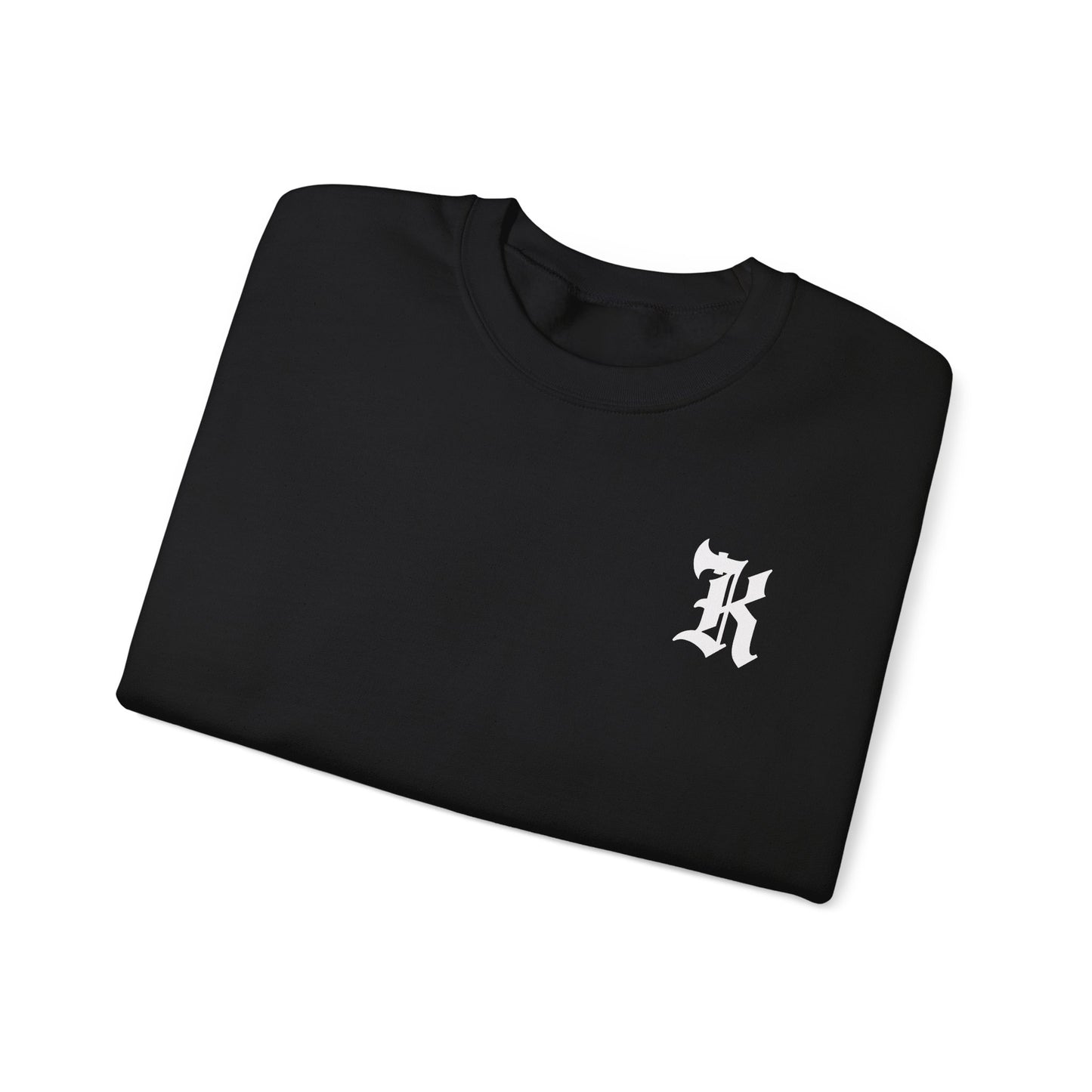 Gothic Letter K Sweatshirt | Monogram Initial Crewneck