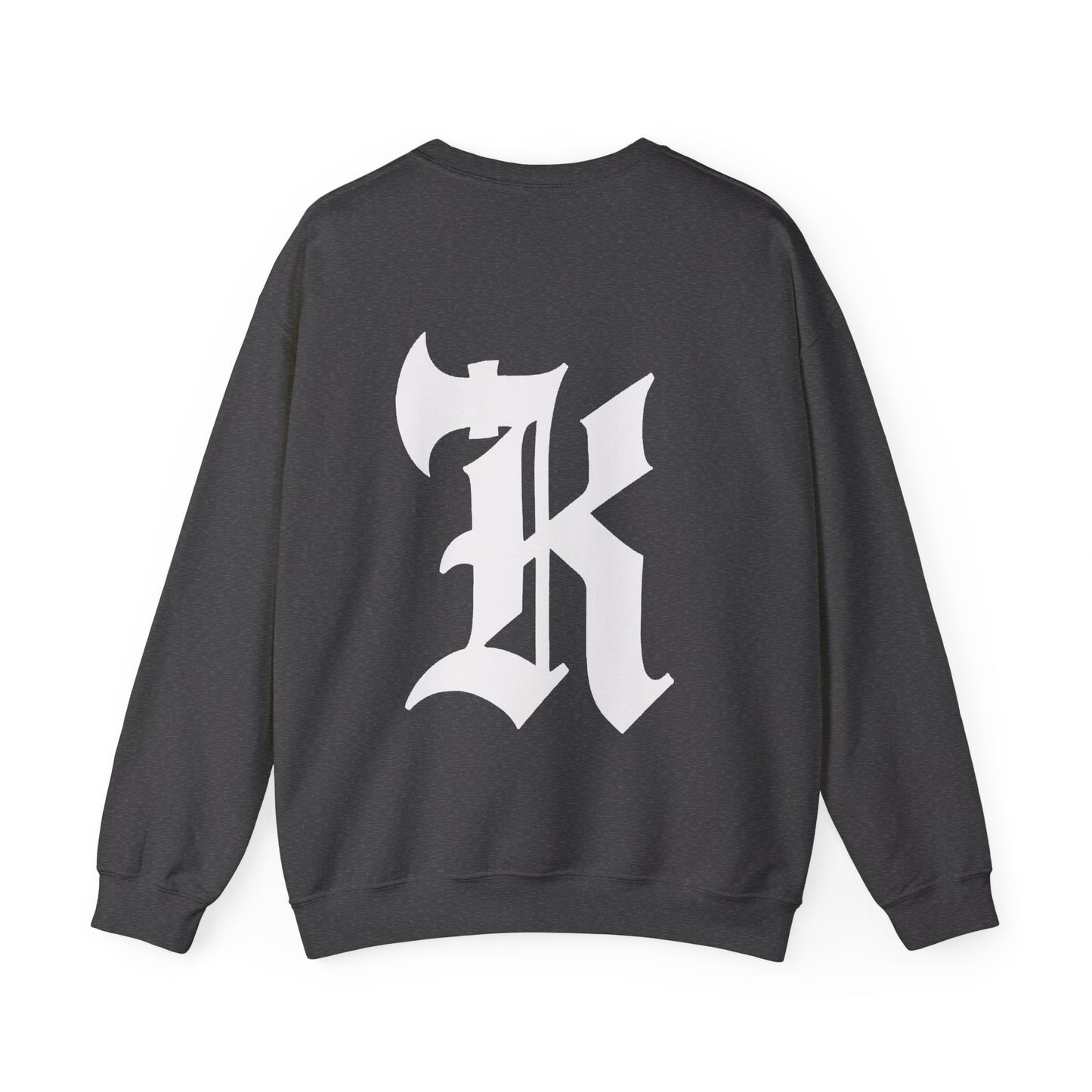 Gothic Letter K Sweatshirt | Monogram Initial Crewneck