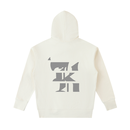 DISTORTED CREST HEAVYWEIGHT HOODIE