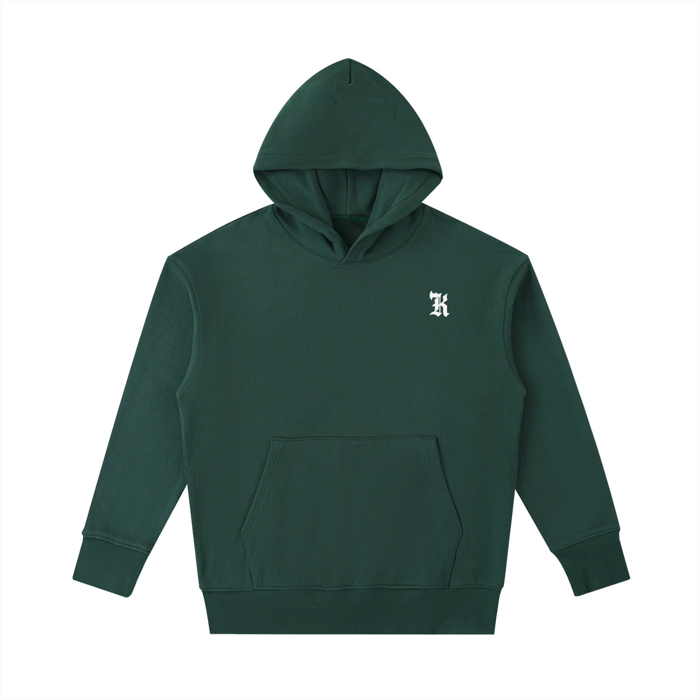 KHRIOUIT // Forest Green Heavyweight Hoodie Specimen