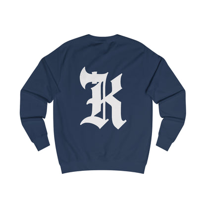 Gothic Letter R Sweatshirt | Mini Crown Chest Logo