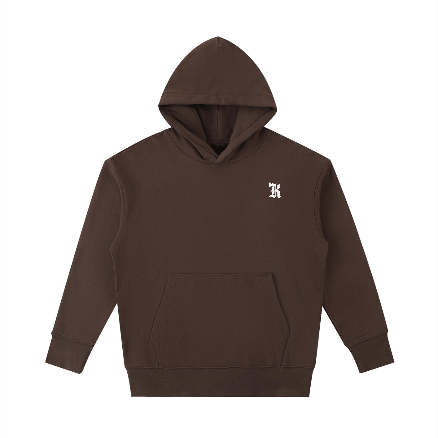 KHRIOUIT // Matte Brown Heavyweight Hoodie Specimen
