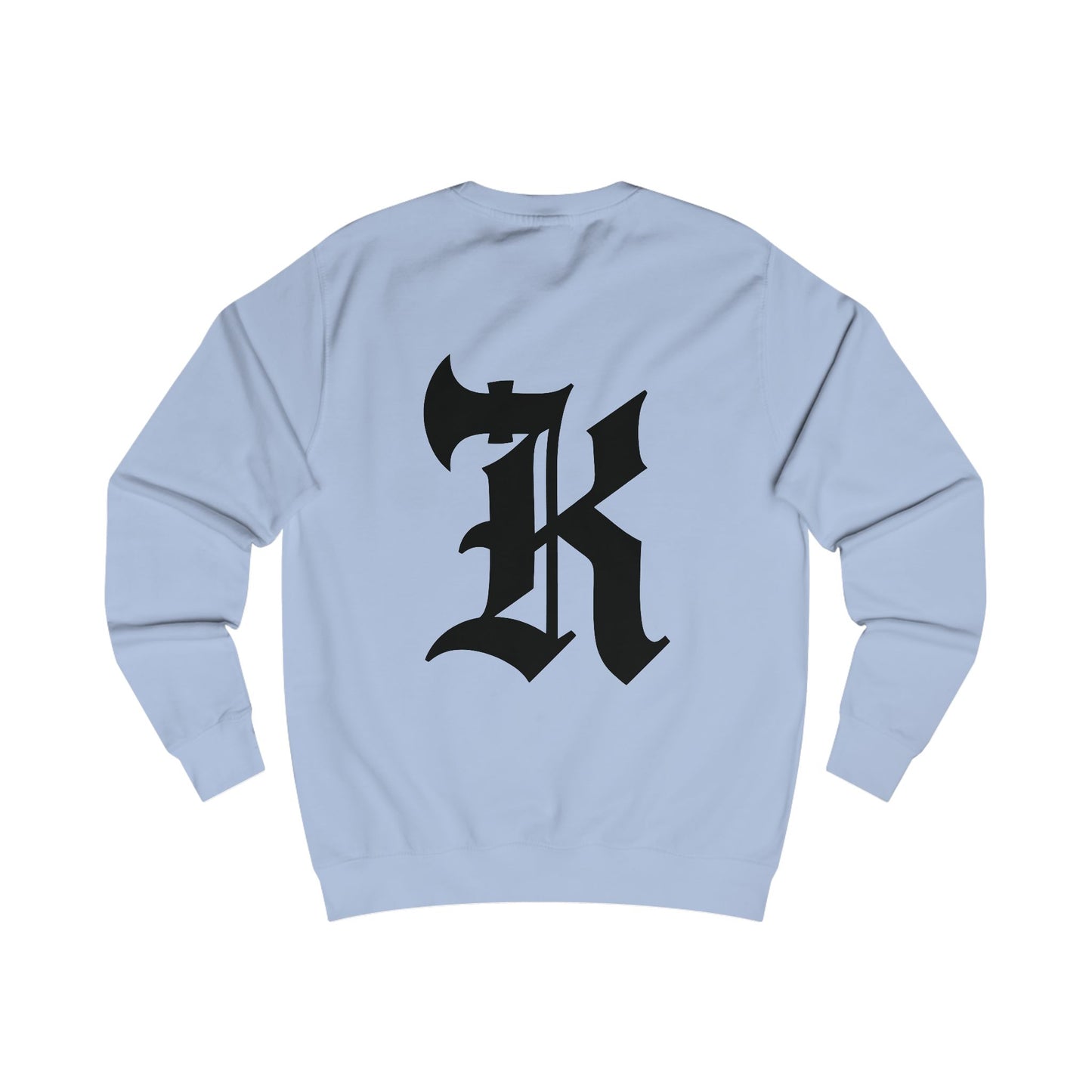 Gothic Letter R Sweatshirt | Mini Crown Chest Logo