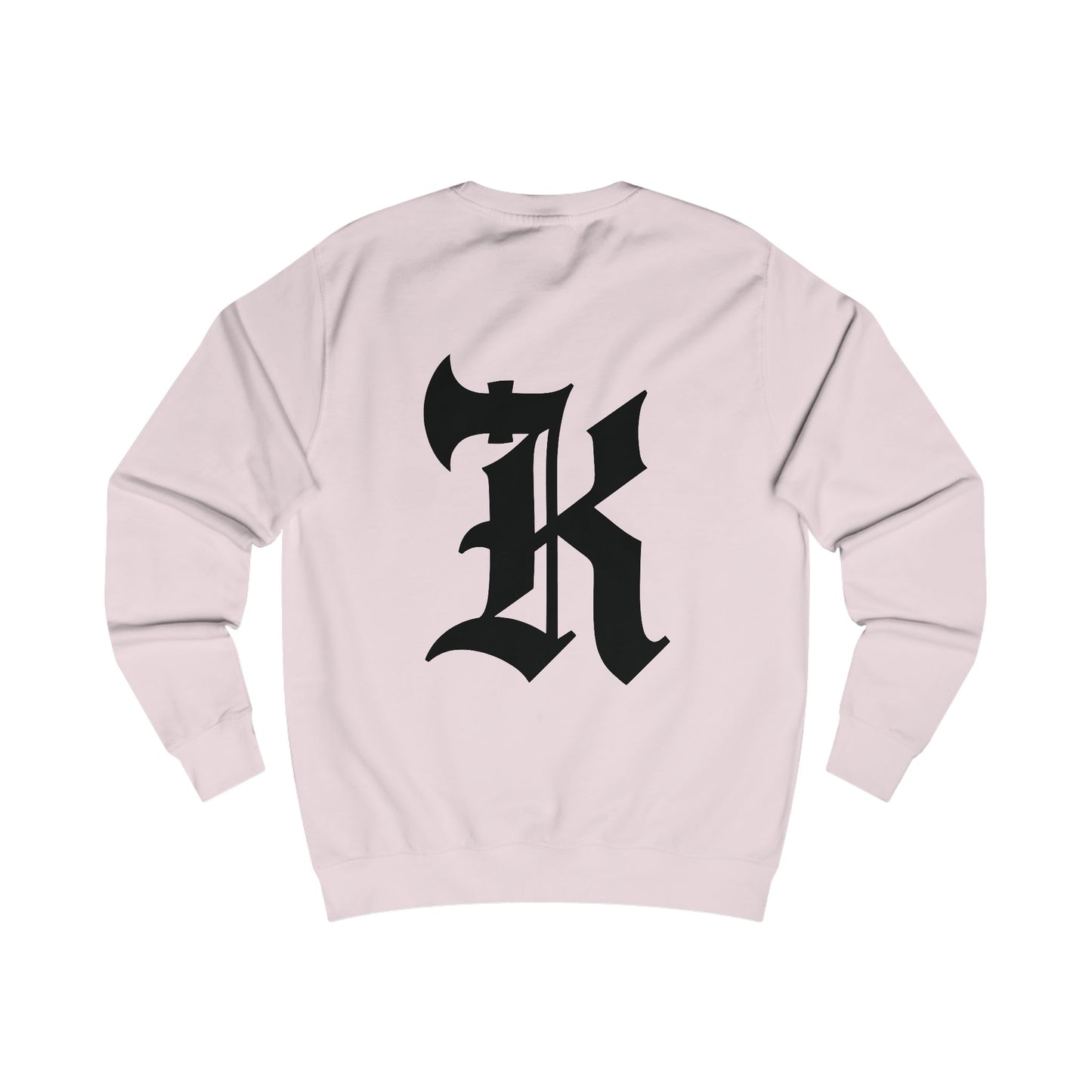 Gothic Letter R Sweatshirt | Mini Crown Chest Logo