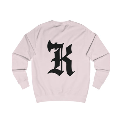 Gothic Letter R Sweatshirt | Mini Crown Chest Logo