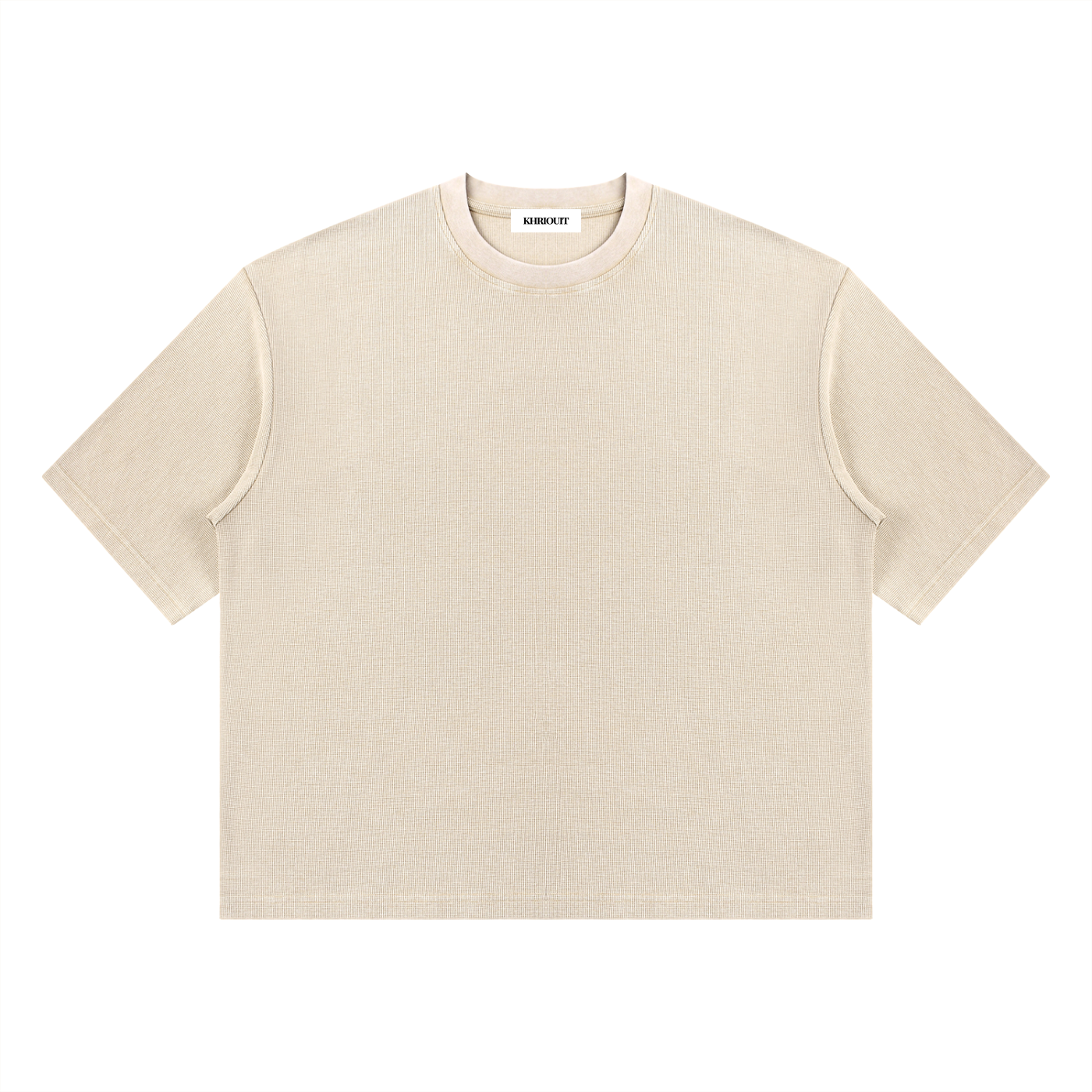 KHRIOUIT // Off-White Heavyweight Ribbed Specimen