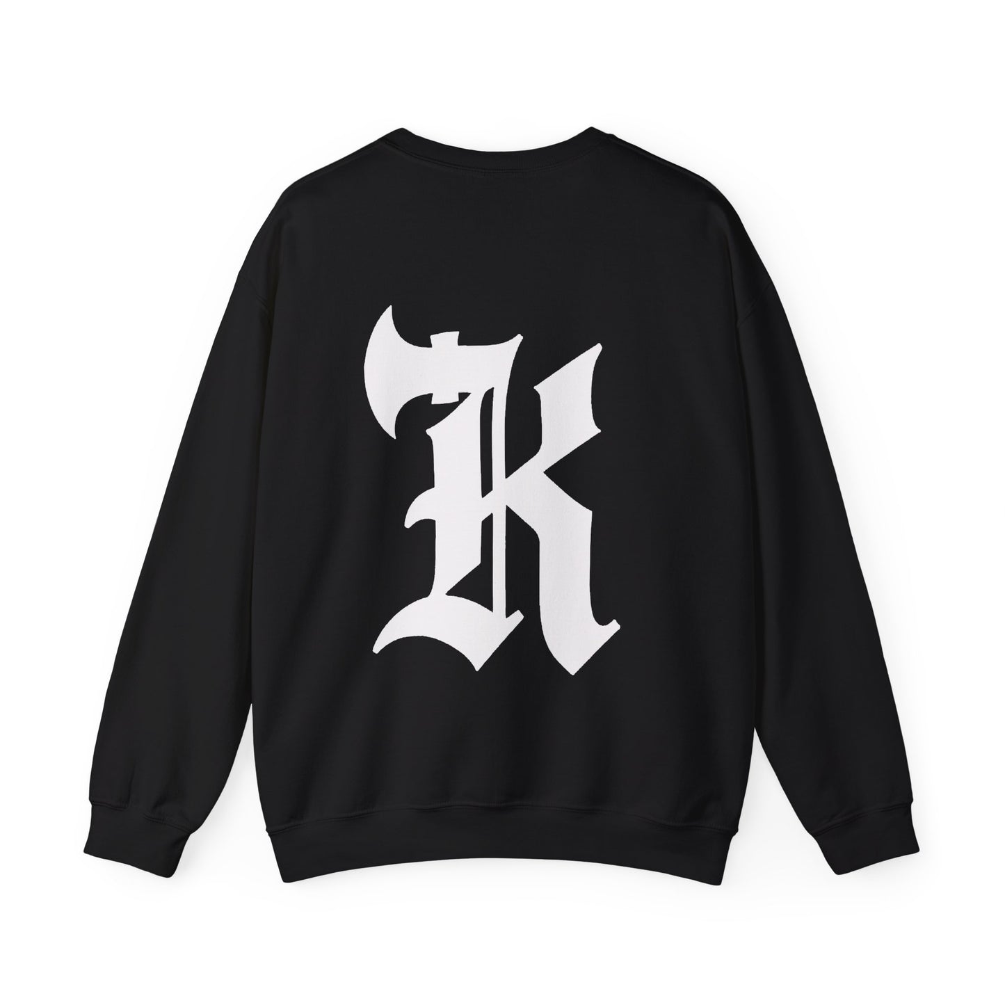 Gothic Letter K Sweatshirt | Monogram Initial Crewneck