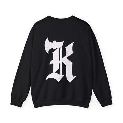 Gothic Letter K Sweatshirt | Monogram Initial Crewneck