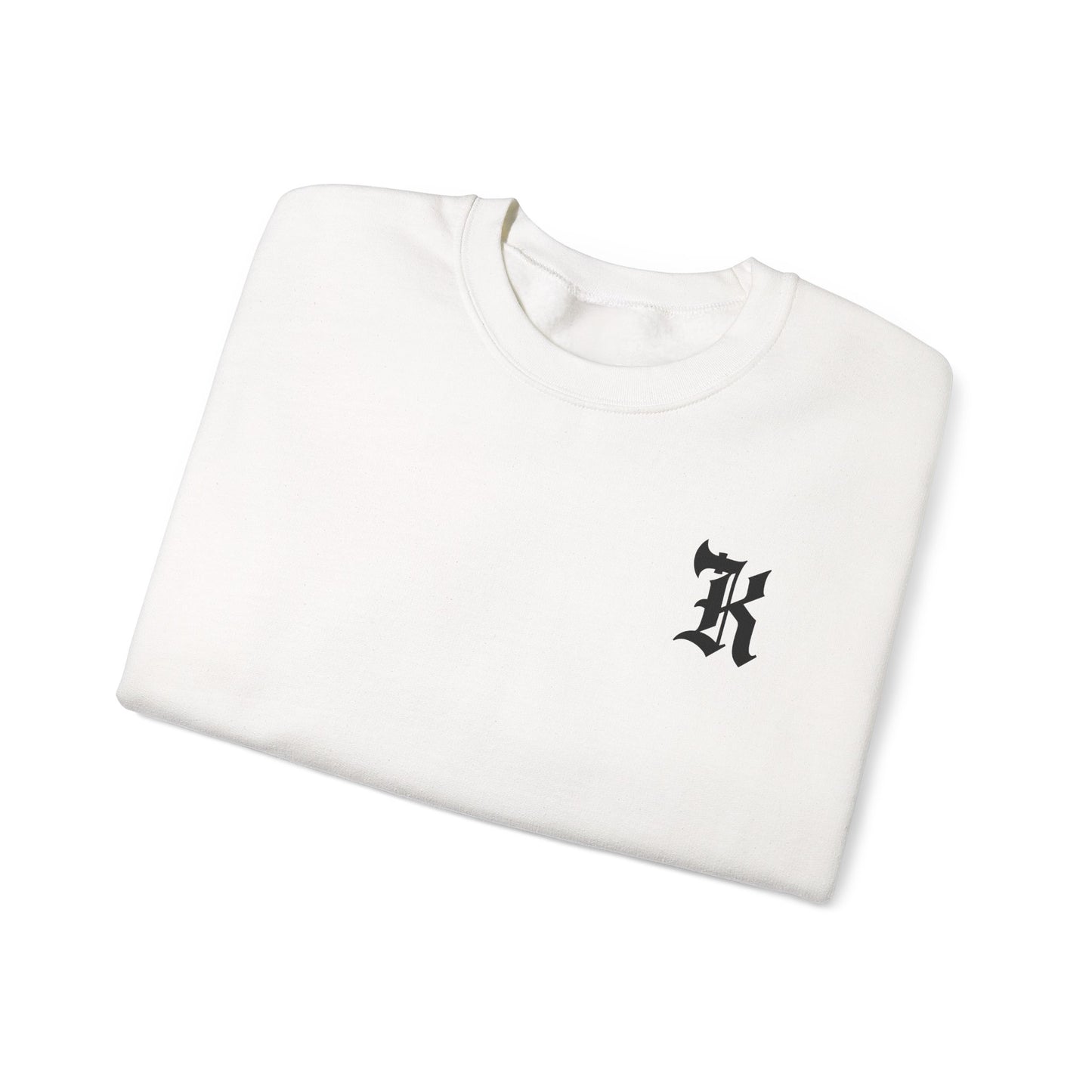 Gothic Letter K Sweatshirt | Monogram Initial Crewneck