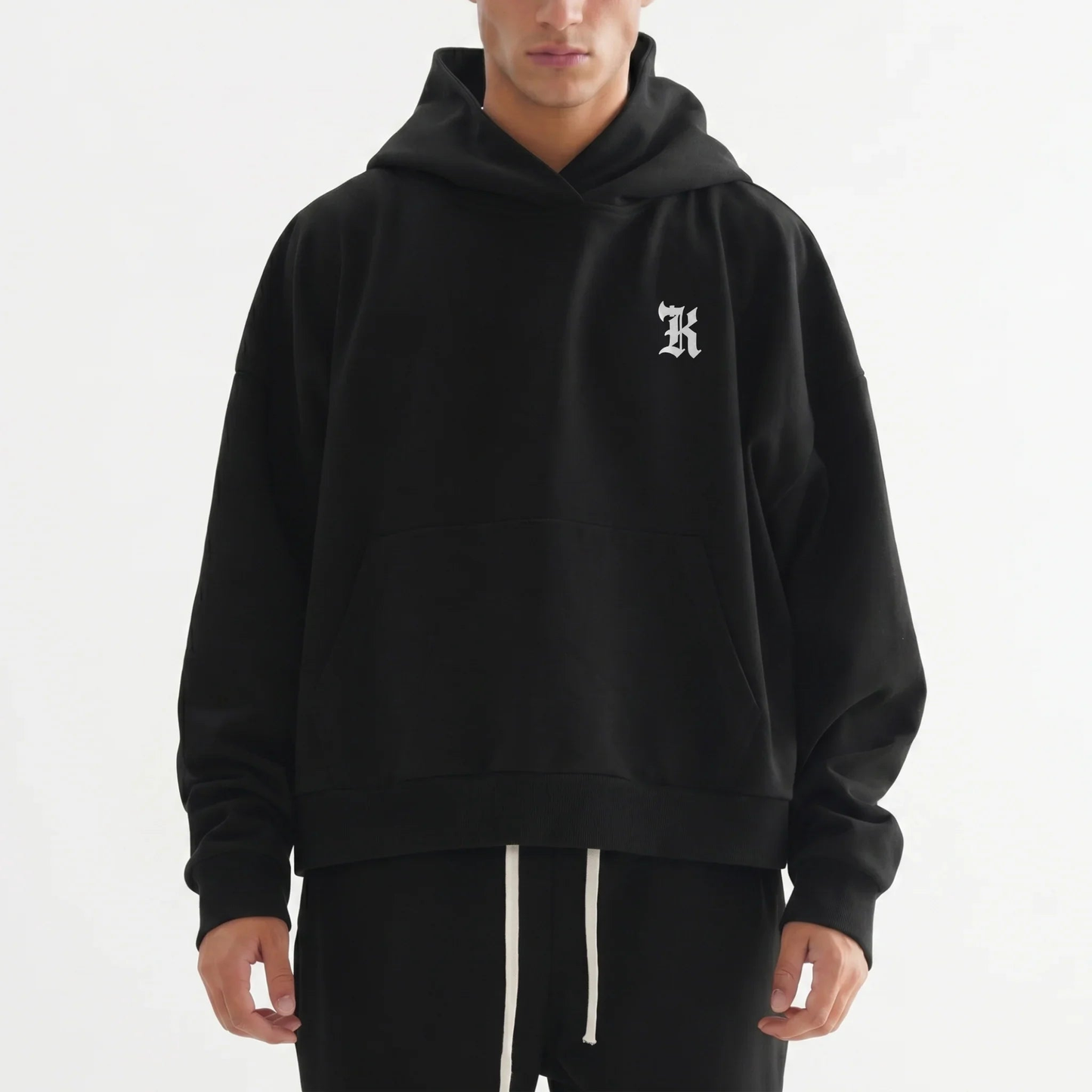 DISTORTED CREST HEAVYWEIGHT HOODIE