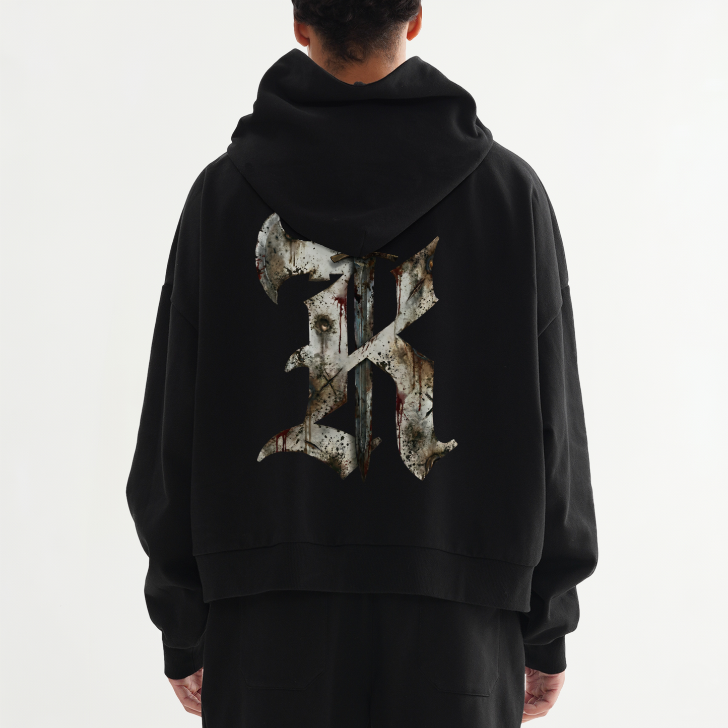 EXECUTIONER CREST  BOXY HEAVYWEIGHT HOODIE