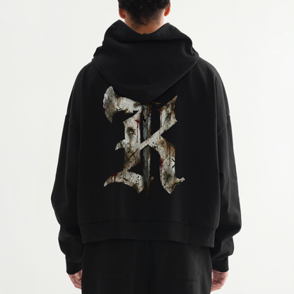 EXECUTIONER CREST  BOXY HEAVYWEIGHT HOODIE