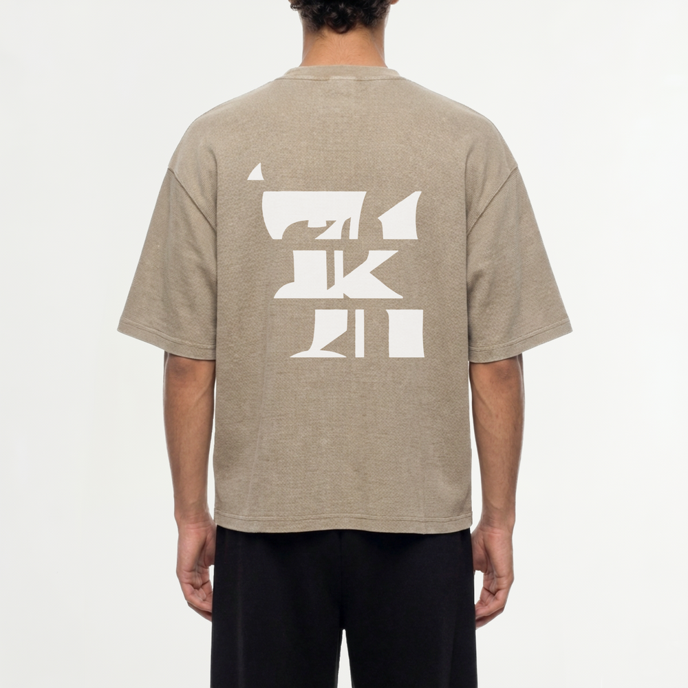 WAFFLE BOX // TEXTURED T-SHIRT Detail