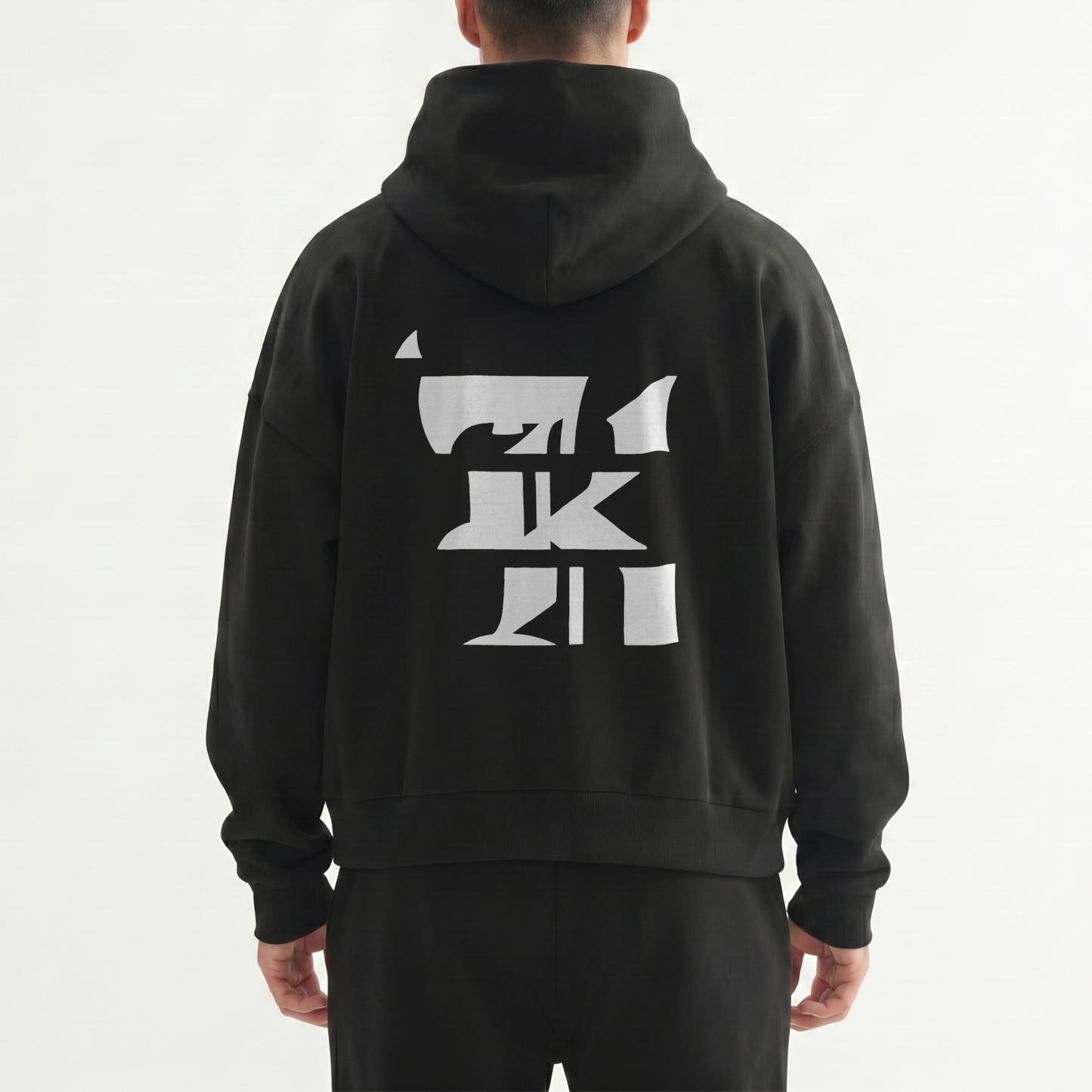 DISTORTED CREST HEAVYWEIGHT HOODIE