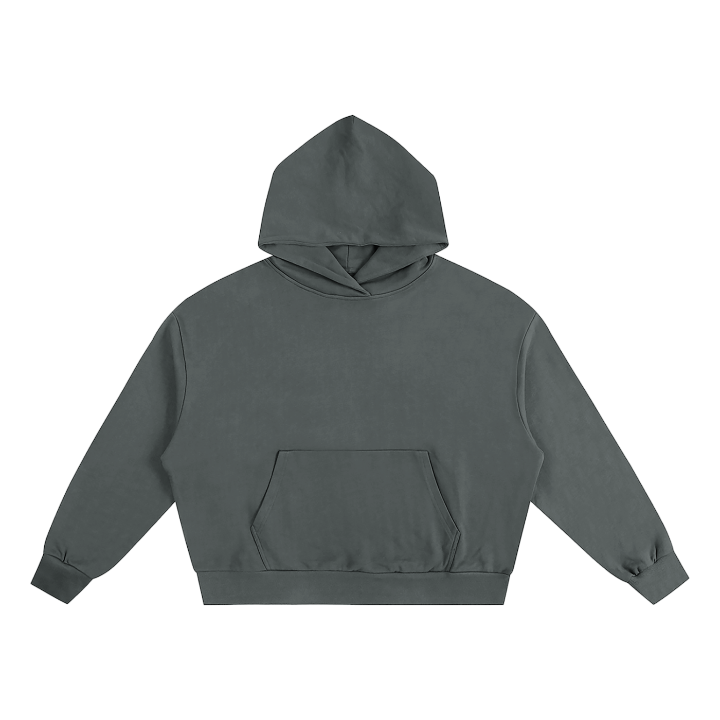 KHRIOUIT // Matte Charcoal Heavyweight Hooded Specimen