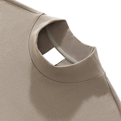 KHRIOUIT // Taupe Heavyweight Cotton Neckline Specimen