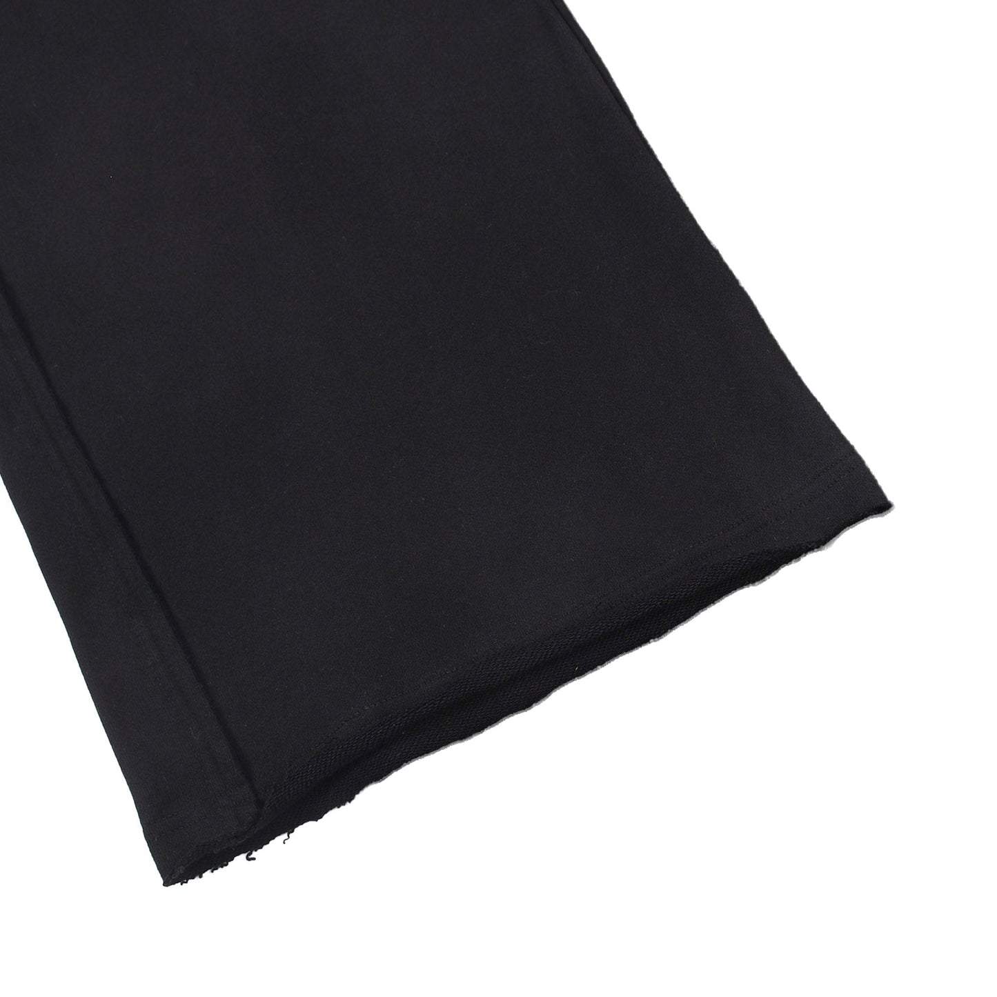 SNOW_EROSION // RAW-EDGE SWEATPANTS