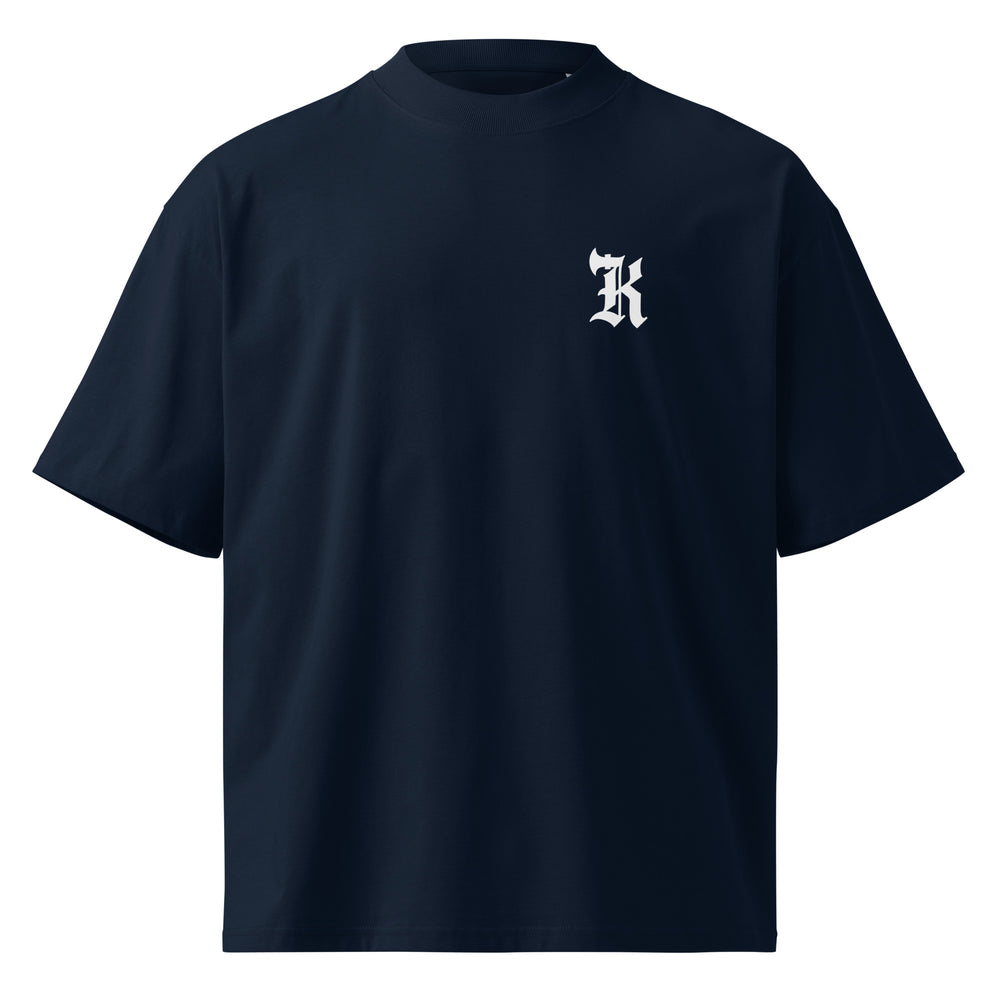 Camiseta oversize orgánica de cuello alto unisex